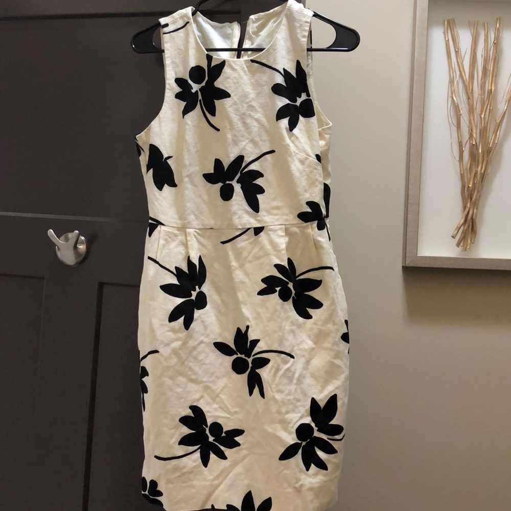 J crew printed dress